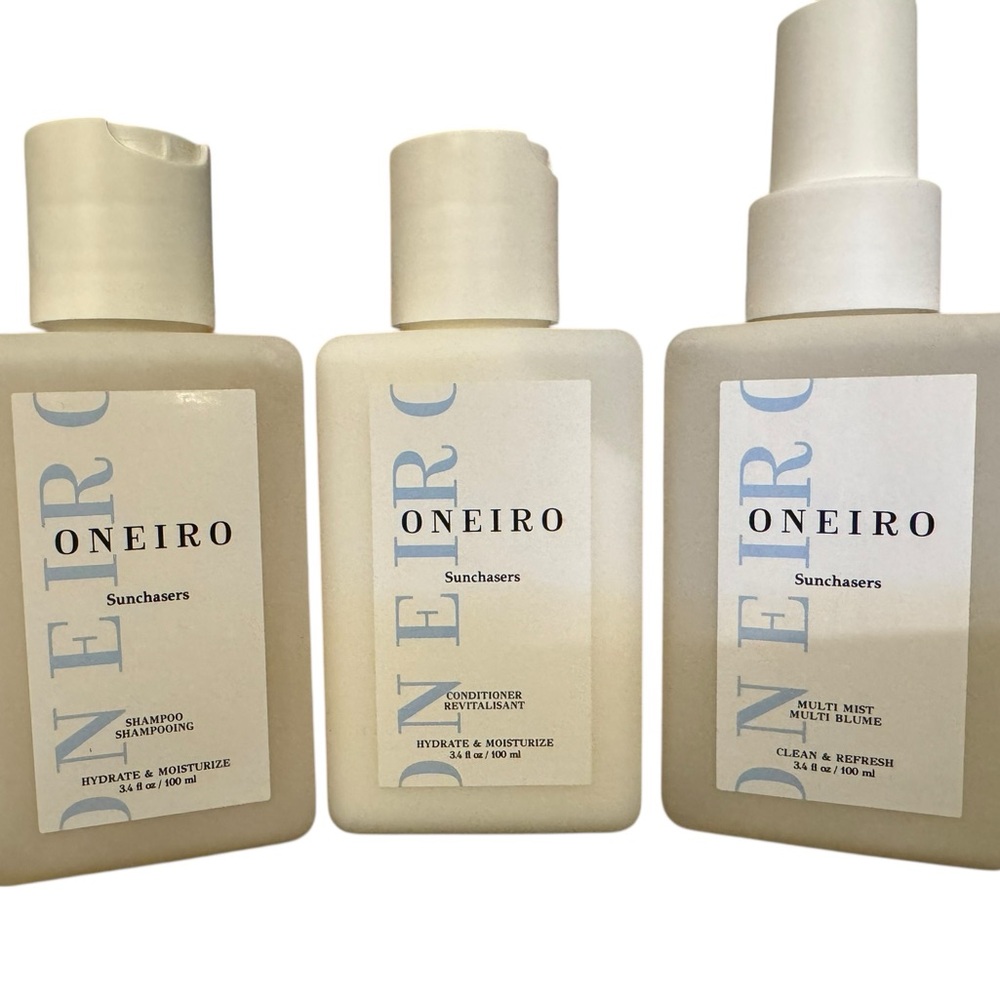 Oneiro‎ shampoo and conditioner with mist